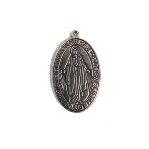 Vintage Mother Mary Conceived Without Sin Sacred Pendant Medal 1830